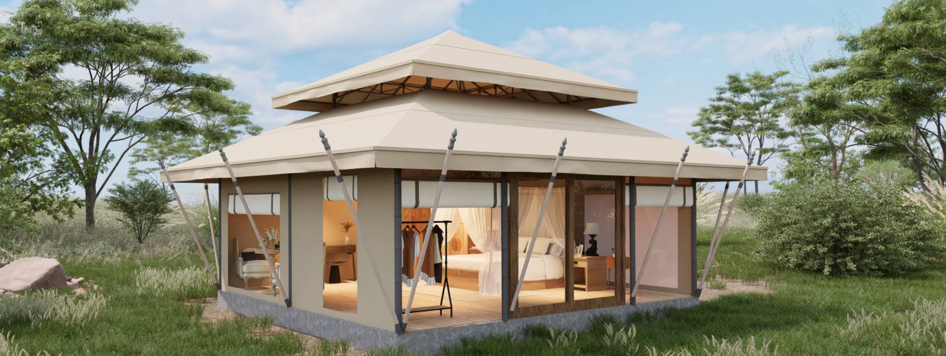 会同县户外野奢帐篷